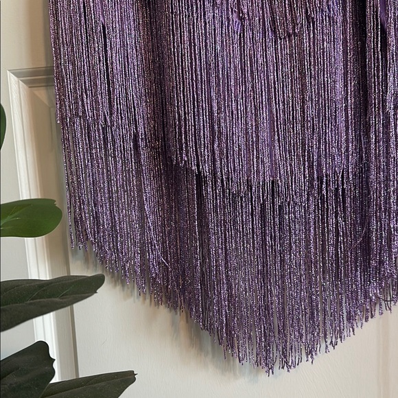 Amazon Purple Asymmetrical Sundress Sleeveless - Picture 4 of 6